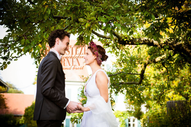 Kupferne Hochzeit
 kupferne Herbstszeit Teil 3 Trauung unterm Baum