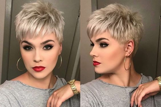 Kurze Frisuren Frauen 2019
 Kurze Frisuren für dickes Haar Frauen Kurze Frisur Ideen