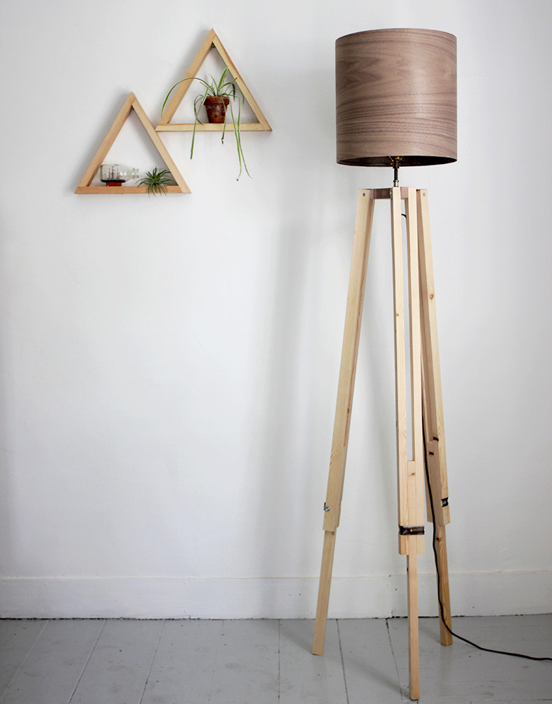 Lamp Diy
 DIY Tripod Floor Lamp The Merrythought