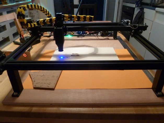 Laser Cutter Diy
 DIY Wifi Laser cutter and engraver with 3D printed parts