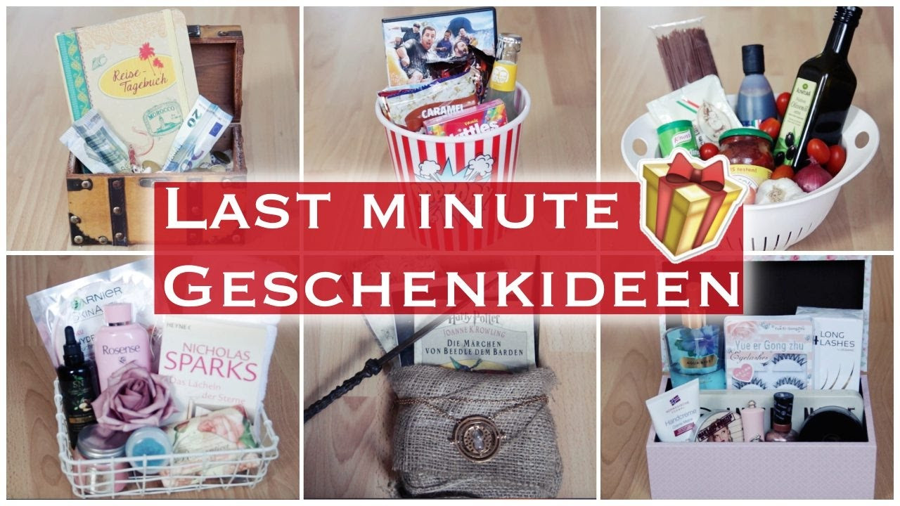 Last Minute Geschenke Für Frauen
 LAST MINUTE GESCHENKIDEEN 11 DIY GESCHENKBOXEN FÜR JEDEN