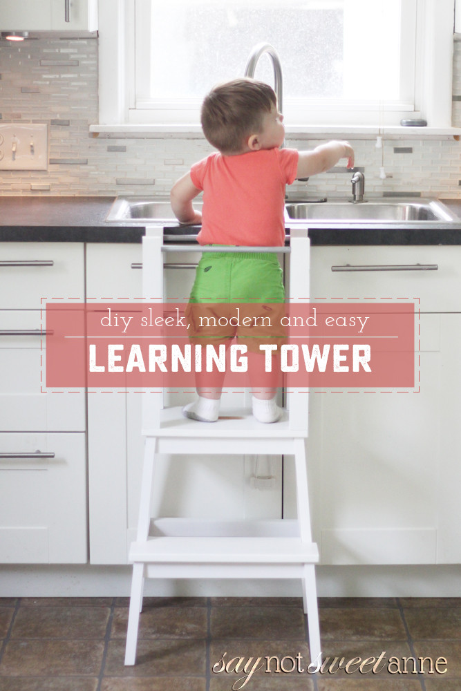 Learning Tower Diy
 Easy DIY Learning Tower Sweet Anne Designs