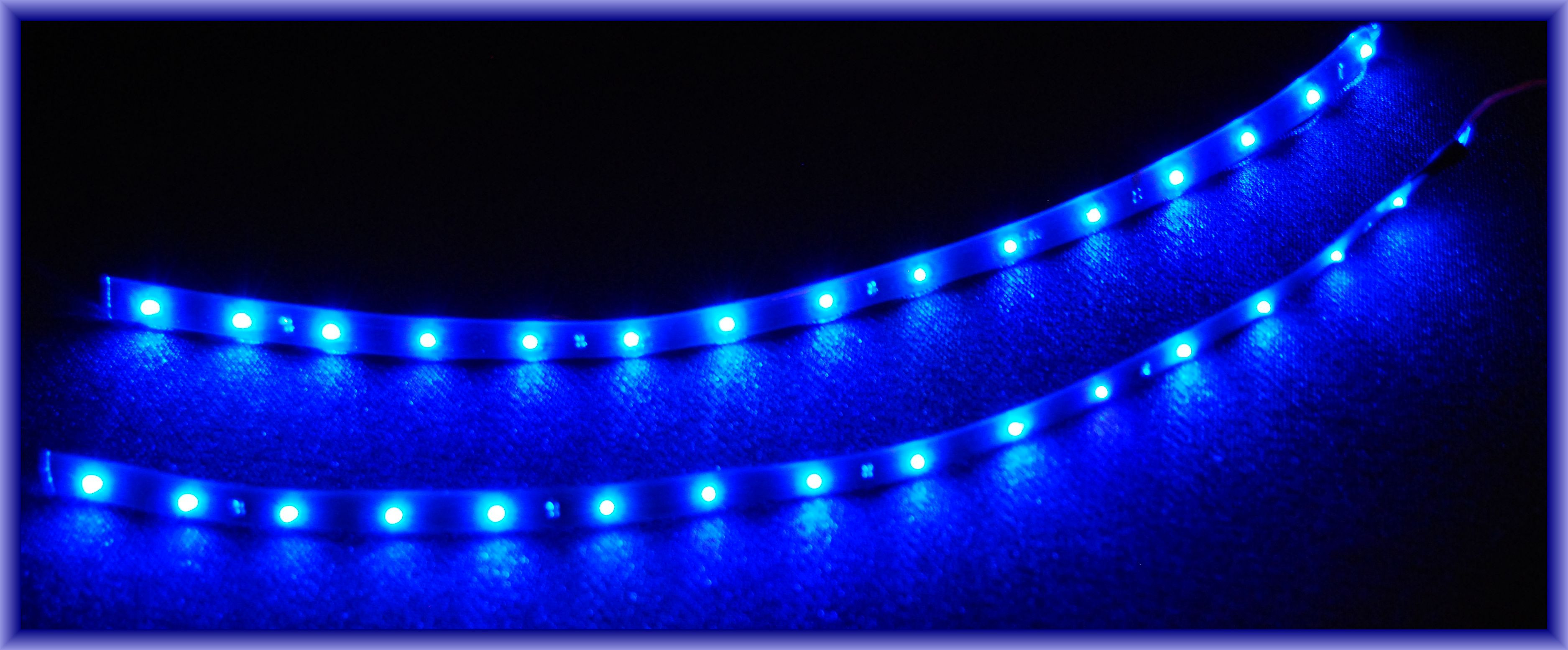 Led Beleuchtung
 3 x 30cm PC Beleuchtung LED BLAU PC Licht incl Kabel