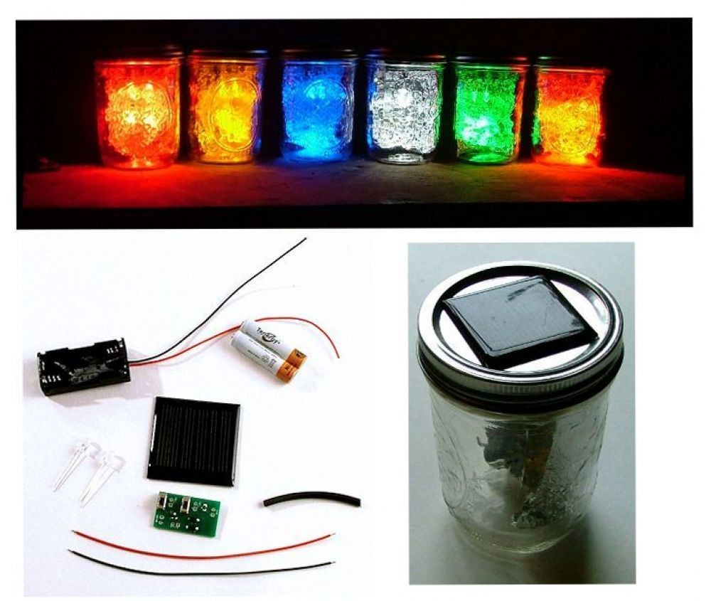 Led Diy
 DIY Solar LED Jar Light Kit DIY Solar Pinterest