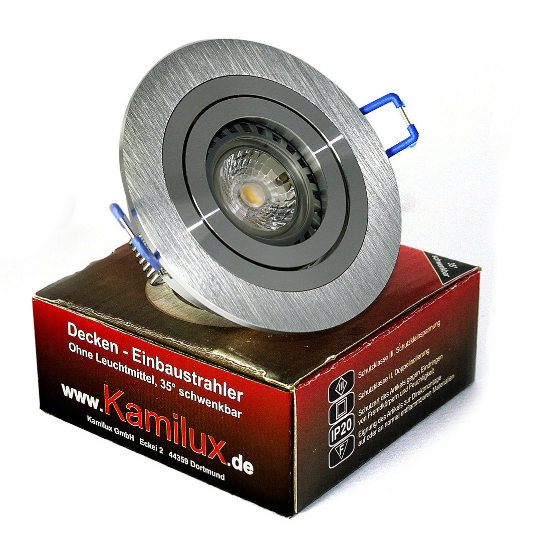 Led Spots Bad
 Premium LED Bad Spots Einbaustrahler Rundi dreh