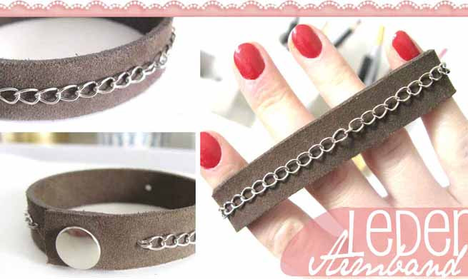 Lederarmband Diy
 DIY Weihnachtsgeschenk Lederarmband