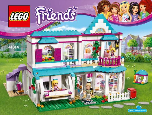 Lego Friends Haus
 Bauanleitungen LEGO Friends Stephanies Haus