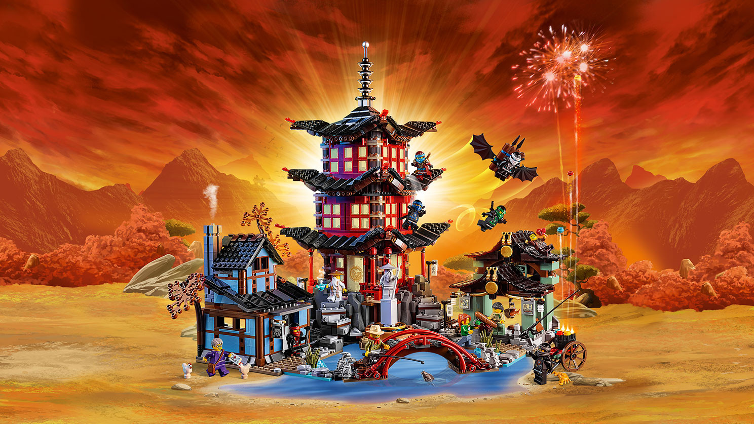 Lego Ninjago Tempel Des Lichts
 Tempel des Airjitzu LEGO NINJAGO Produkte und