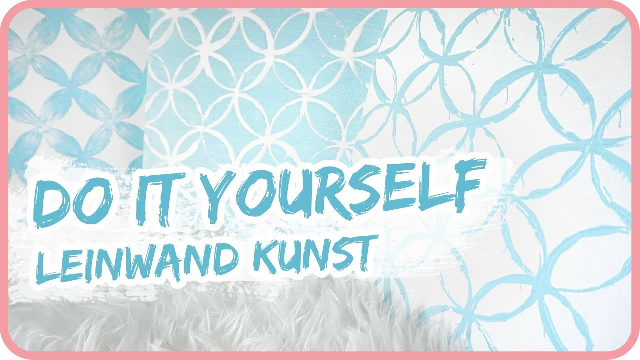 Leinwand Diy
 DIY Leinwand Kunst I Kreismuster