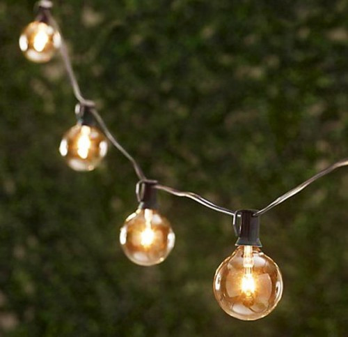 Lichterkette Garten
 Dekorative Beleuchtung im Garten 16 exklusive Ideen