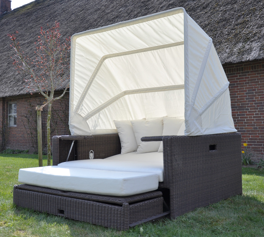 Liege Garten
 Beach Lounge Garten PolyRattan Liege Sonneninsel