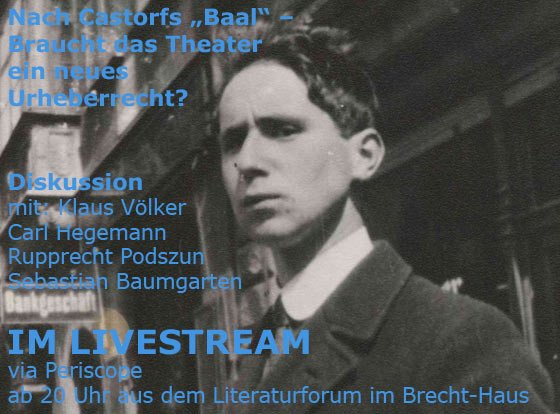 Literaturforum Im Brecht Haus
 Livestream aus dem Literaturforum im Brecht Haus