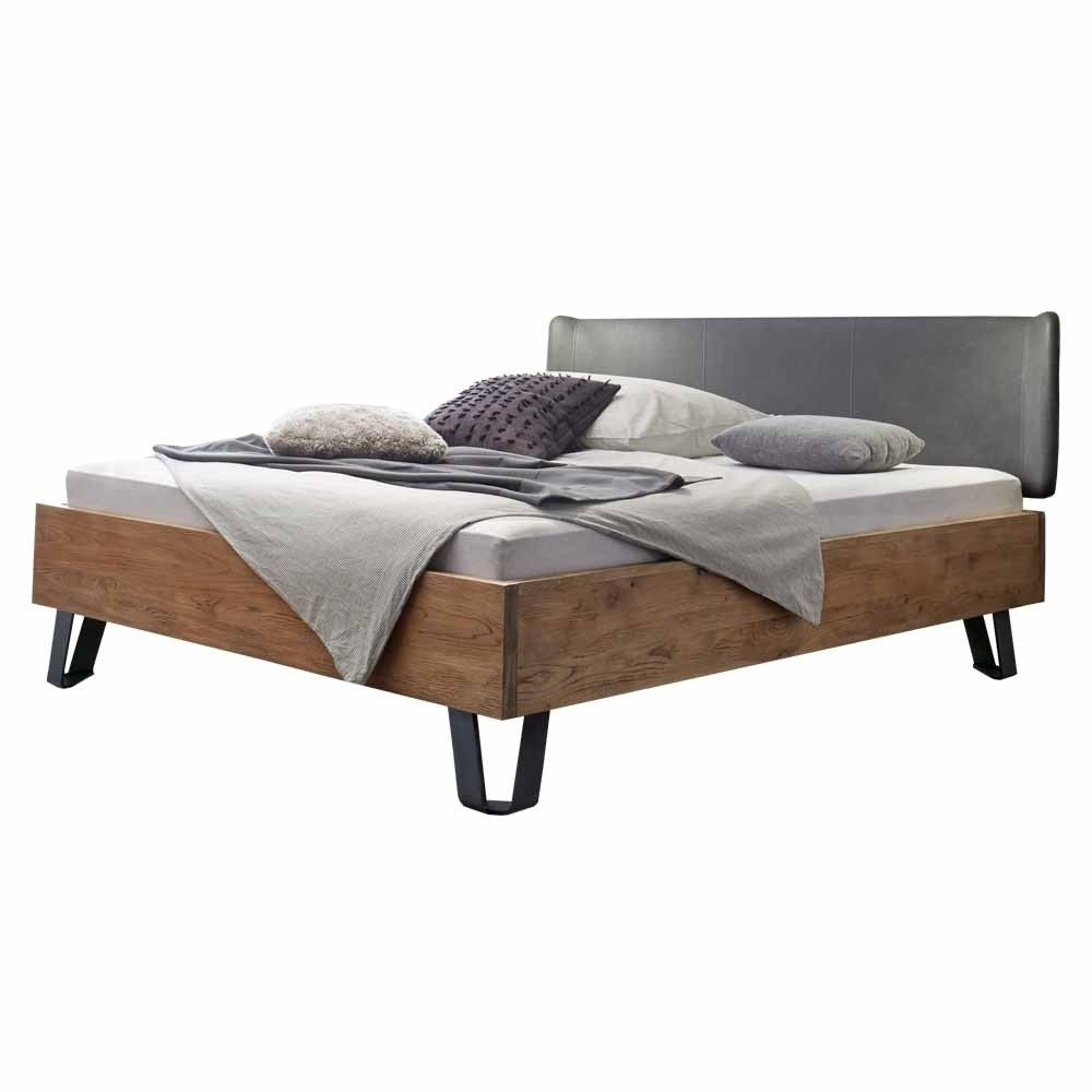 Loft Bett
 Loft Design Bett aus Wildeiche massiv Earl