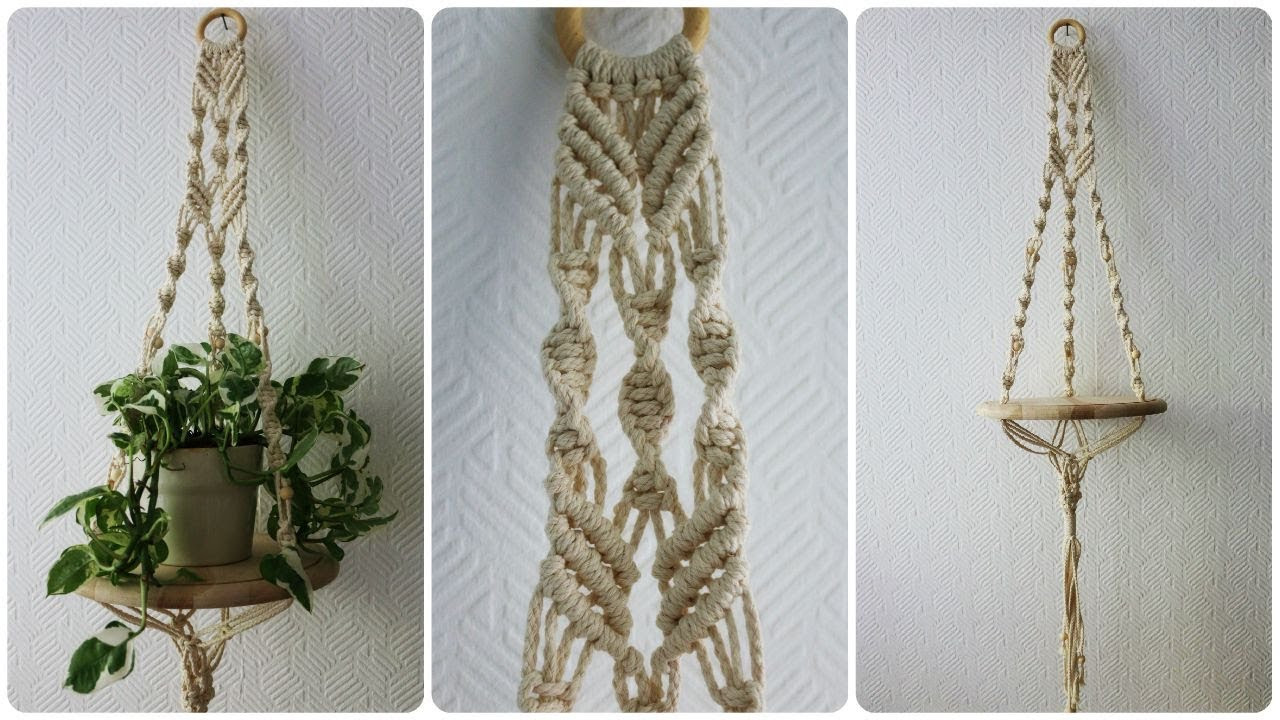 Makramee Blumenampel Diy
 Makramee Blumenampel 4 DIY Macrame Plant Hanger [eng