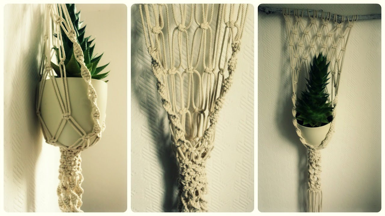 Makramee Blumenampel Diy
 Makramee Blumenampel DIY Macrame Plant Hanger [eng sub