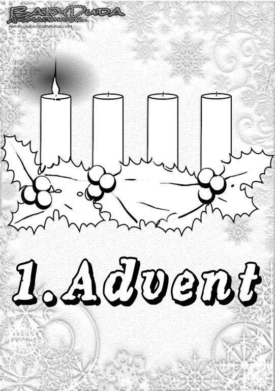 Malvorlagen Advent
 Kerzen zum Ausmalen in der Adventszeit Ausmalbilder