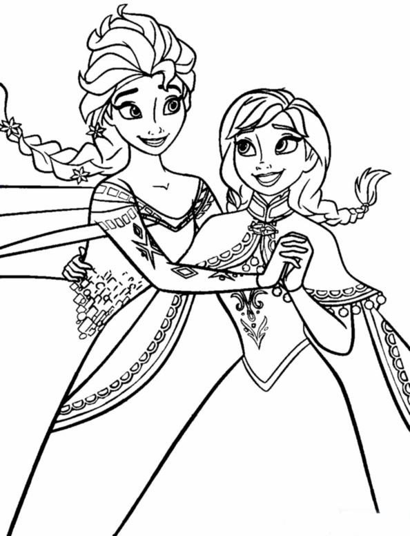 Malvorlagen Anna Und Elsa
 Kids n fun