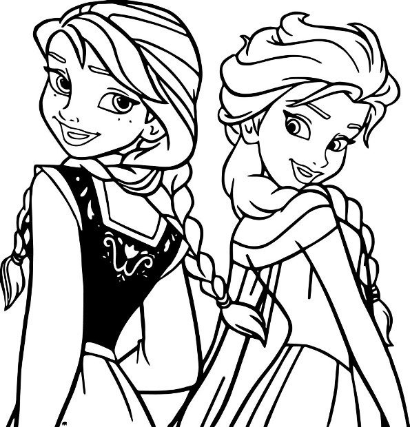 Malvorlagen Anna Und Elsa
 Kids n fun