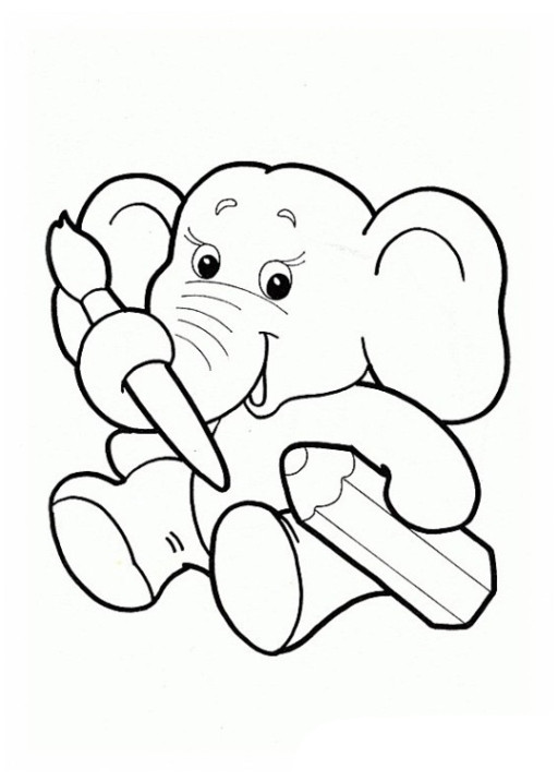 Malvorlagen Elefant
 Ausmalbilder