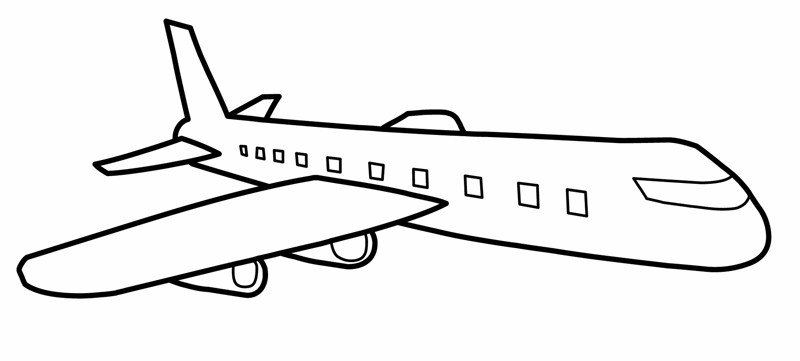 Malvorlagen Flugzeug
 Kostenlose Malvorlage Transportmittel Flugzeug zum Ausmalen