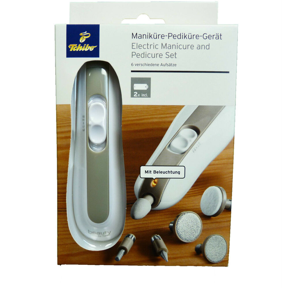 Maniküre-Pediküre-Gerät
 TCM Tchibo Maniküre Pediküre Gerät 6 verschiedene Aufsätze