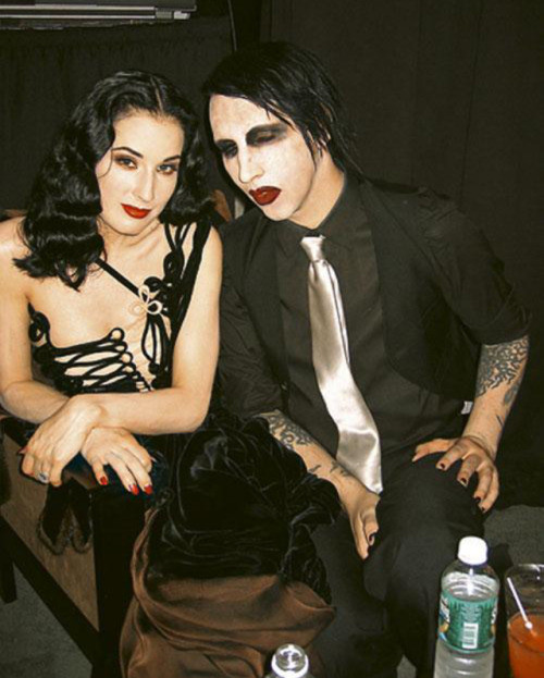 Marilyn Manson Dita Von Teese Hochzeit
 dita von teese on Tumblr