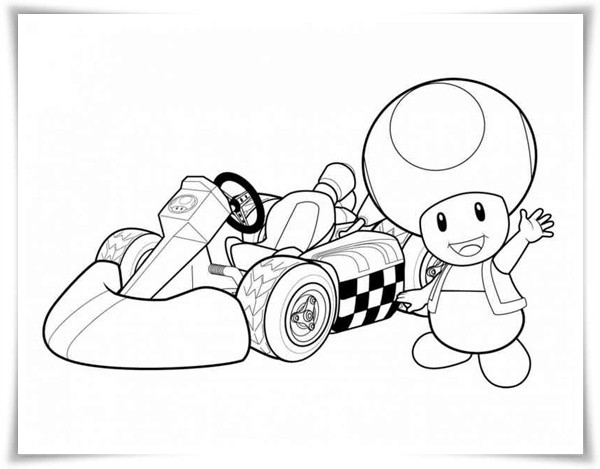 Mario Kart Ausmalbilder
 Ausmalbilder zum Ausdrucken Ausmalbilder Mario