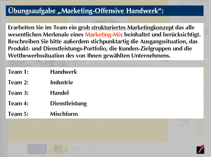 Marketing Handwerk
 Haas & Co GmbH Unternehmensberatung für Strategie