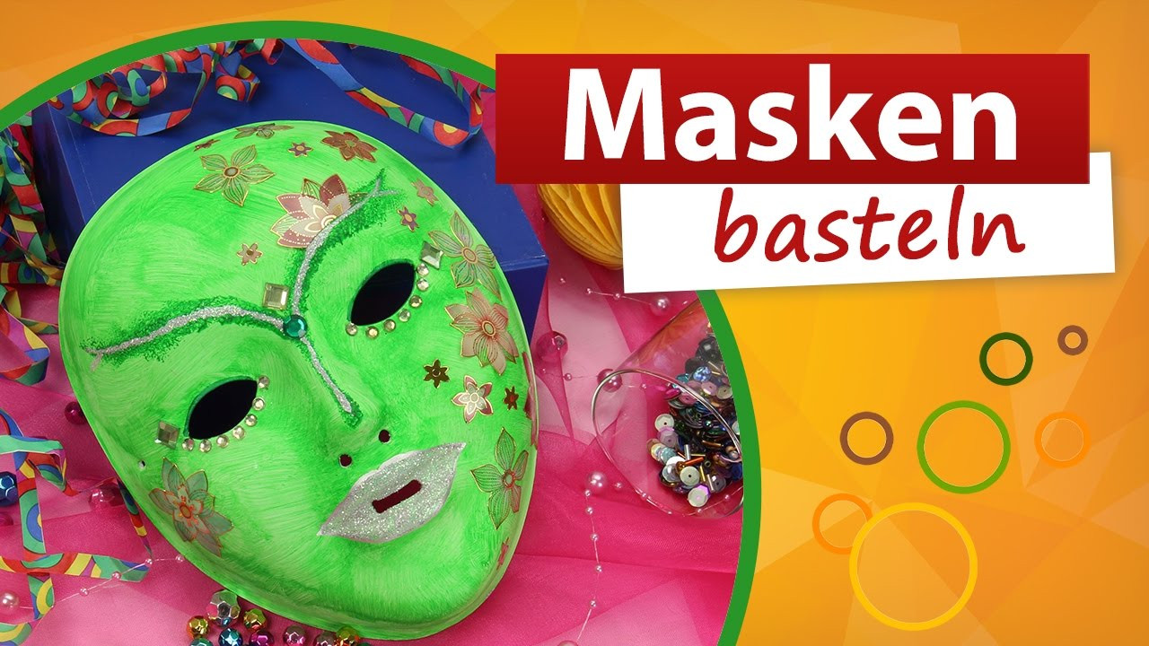 Masken Diy
 Masken Basteln 🎭 Faschingsmaske selber gestalten DIY