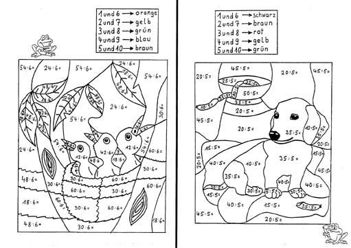 Mathe Ausmalbilder
 Unbenanntes Dokument Grundschule Mathematik