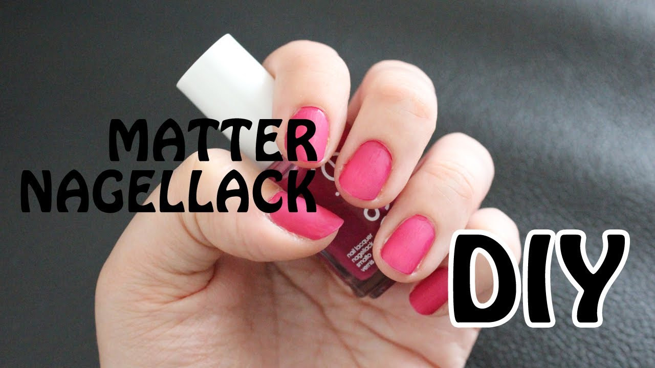 Matter Nagellack
 DIY Matter Nagellack Let s Test