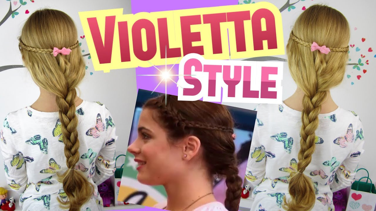 Mavie Frisuren
 Violetta Frisur No 1💗Mini französische Zöpfe💗coole Mädchen