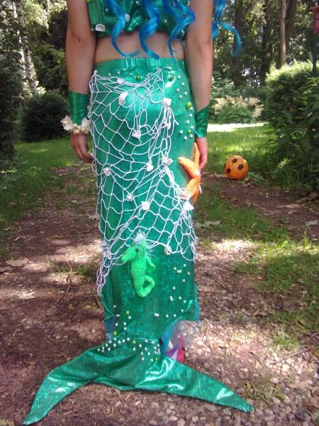 Meerjungfrau Kostüm Diy
 kreativeoffe Kreativ mit Stoffen