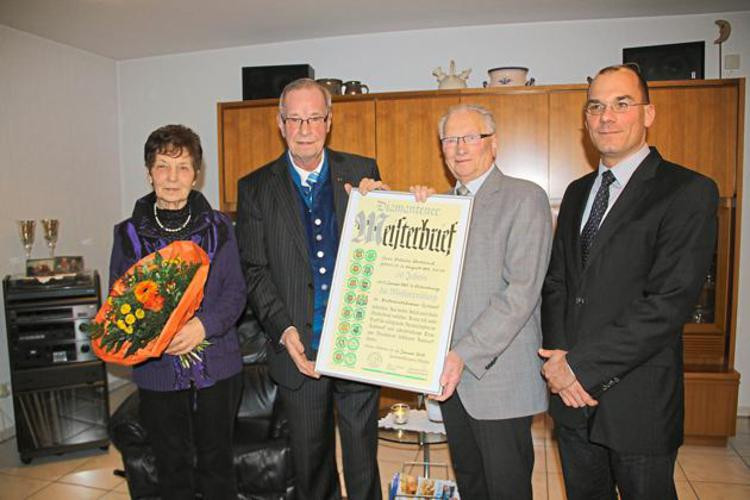 Meister Im Handwerk
 Diamantener Meisterbrief verliehen 60 Jahre als