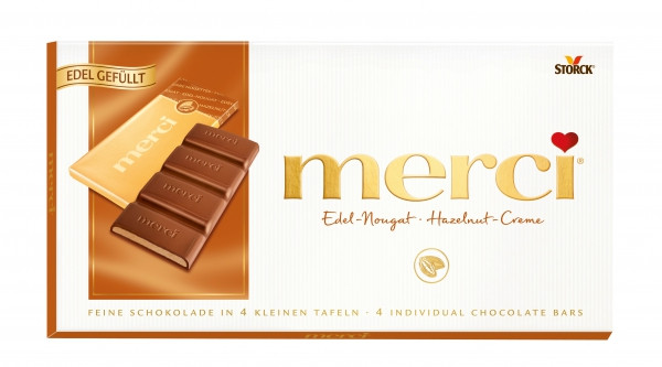 Merci Tafel
 Merci Tafel Schokolade Edel Nougat Hazelnut Creme