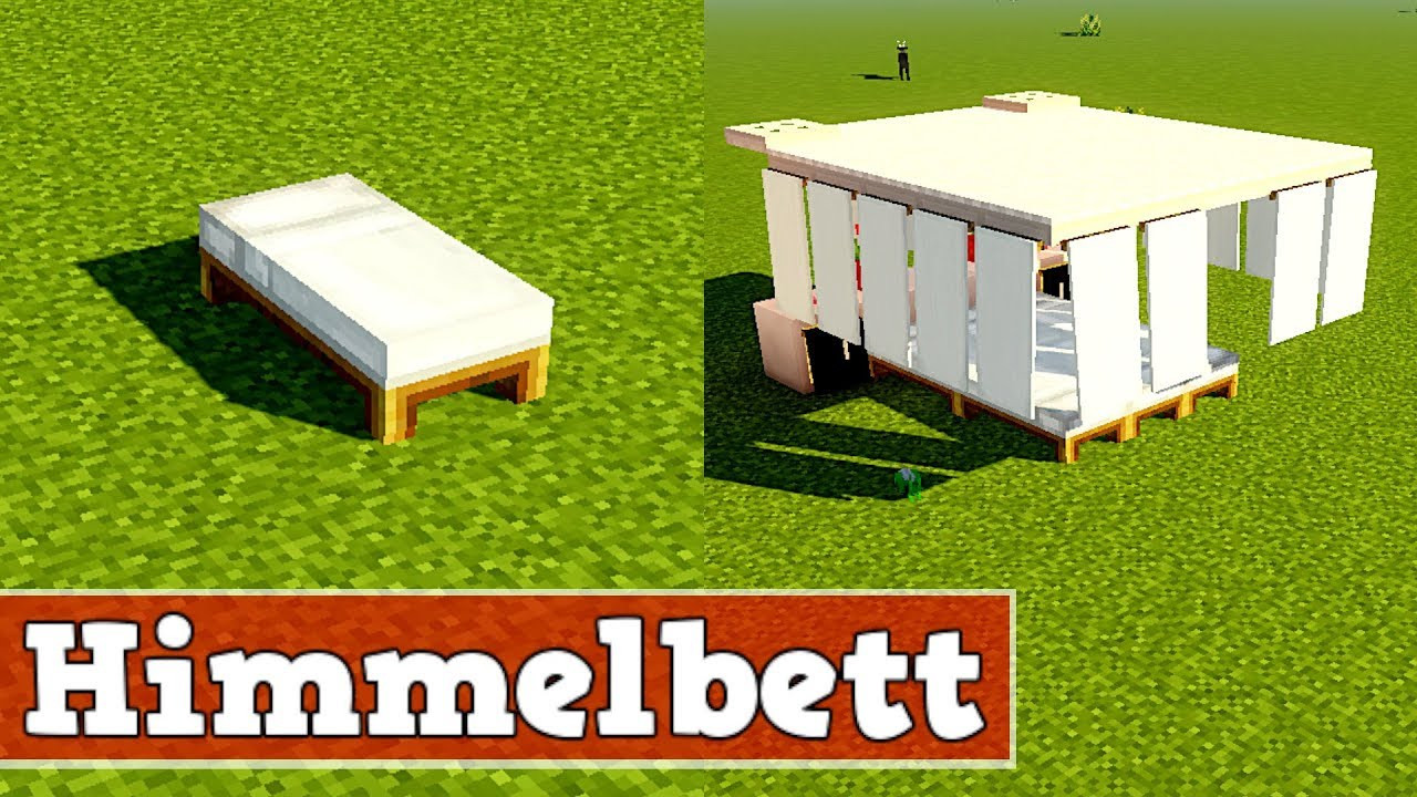 Minecraft Bett Bauen
 Wie baut man ein schönes cooles Bett in Minecraft