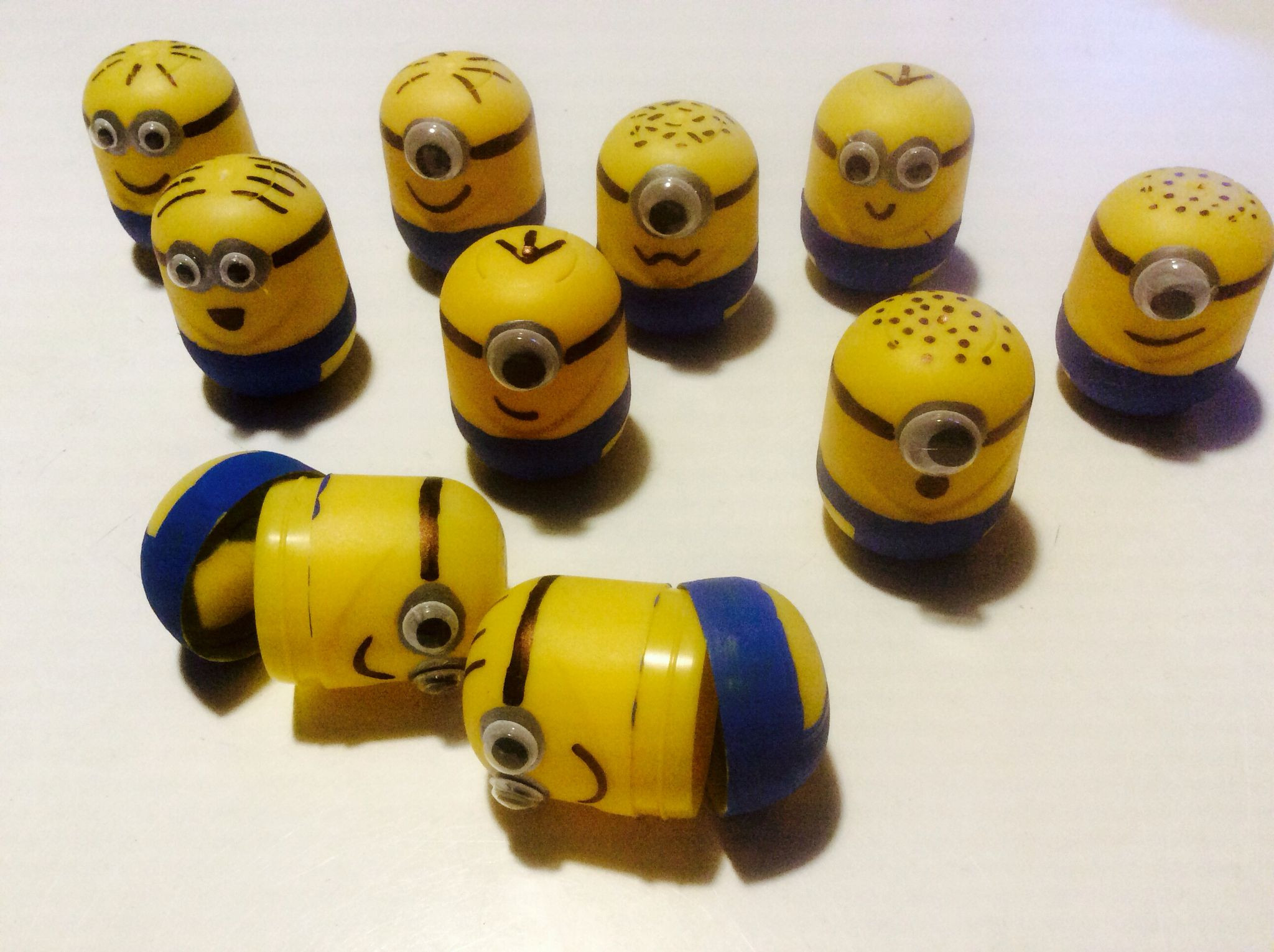 Minions Geschenke
 Minions lavet af Kinderæg Geniale som pengegave til