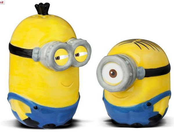 Minions Geschenke
 Minions Salz und Pfefferstreuer aus Keramik – Skurrile