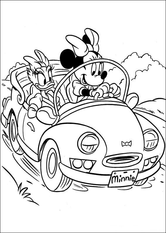 Minnie Mouse Ausmalbilder
 Kids n fun