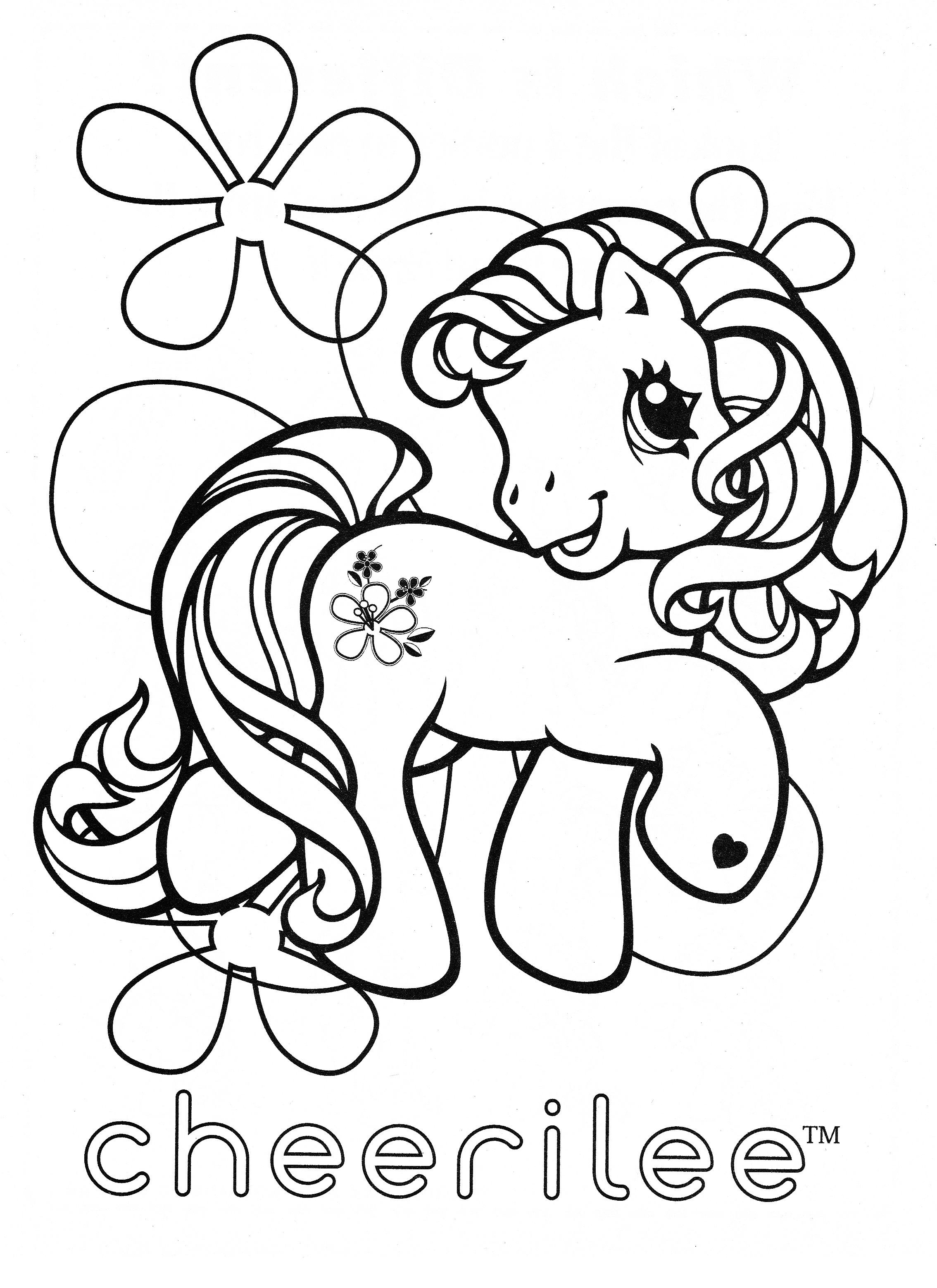 Mlp Ausmalbilder
 My Little Pony coloring page MLP Cheerilee