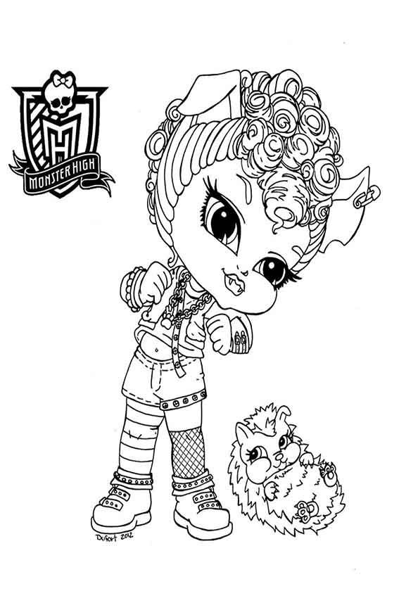 Monster High Ausmalbilder Clawdeen
 Monster High 66