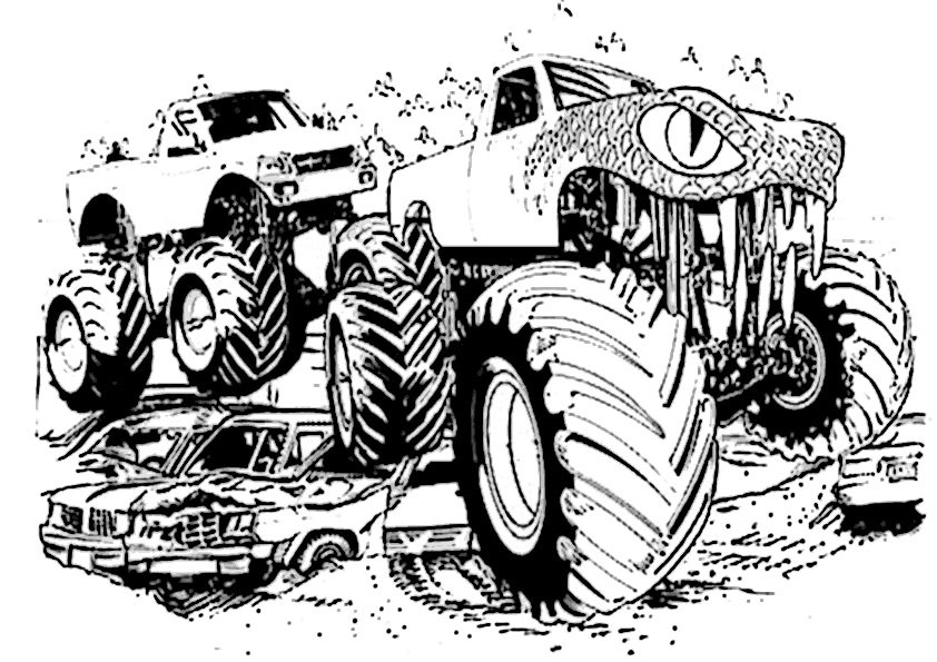 Monster Truck Ausmalbilder
 Monster Truck Ausmalbilder Malvorlagentv