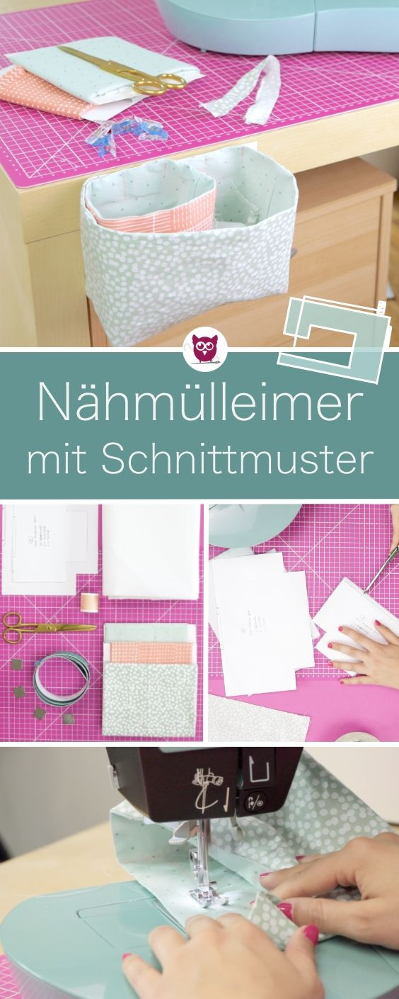 Mülleimer Diy
 Näh Mülleimer nähen aus zwei magnetischen Utensilos für