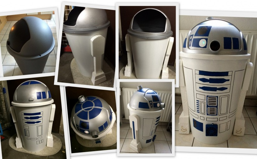 Mülleimer Diy
 DIY R2D2 Mülleimer Bantha