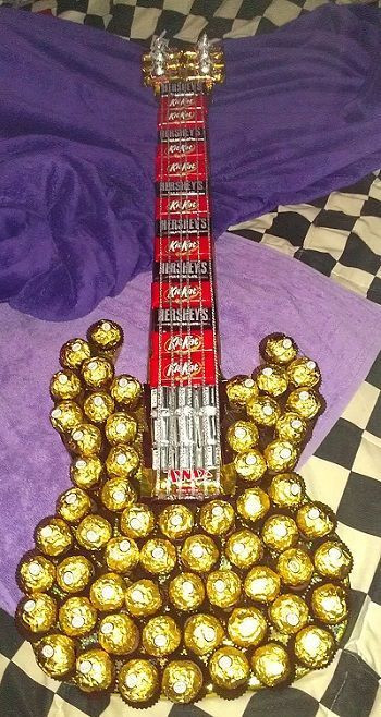 Musiker Geschenke
 Geschenk Süßigkeiten Gitarre für Musiker