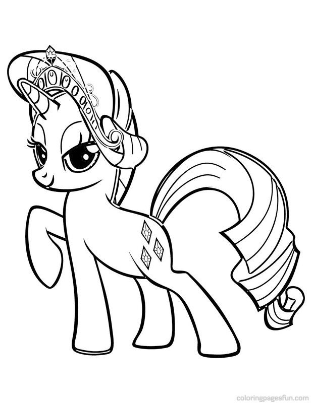 My Little Pony Ausmalbilder Rarity
 8 dessins de coloriage My Little Pony Rarity à imprimer