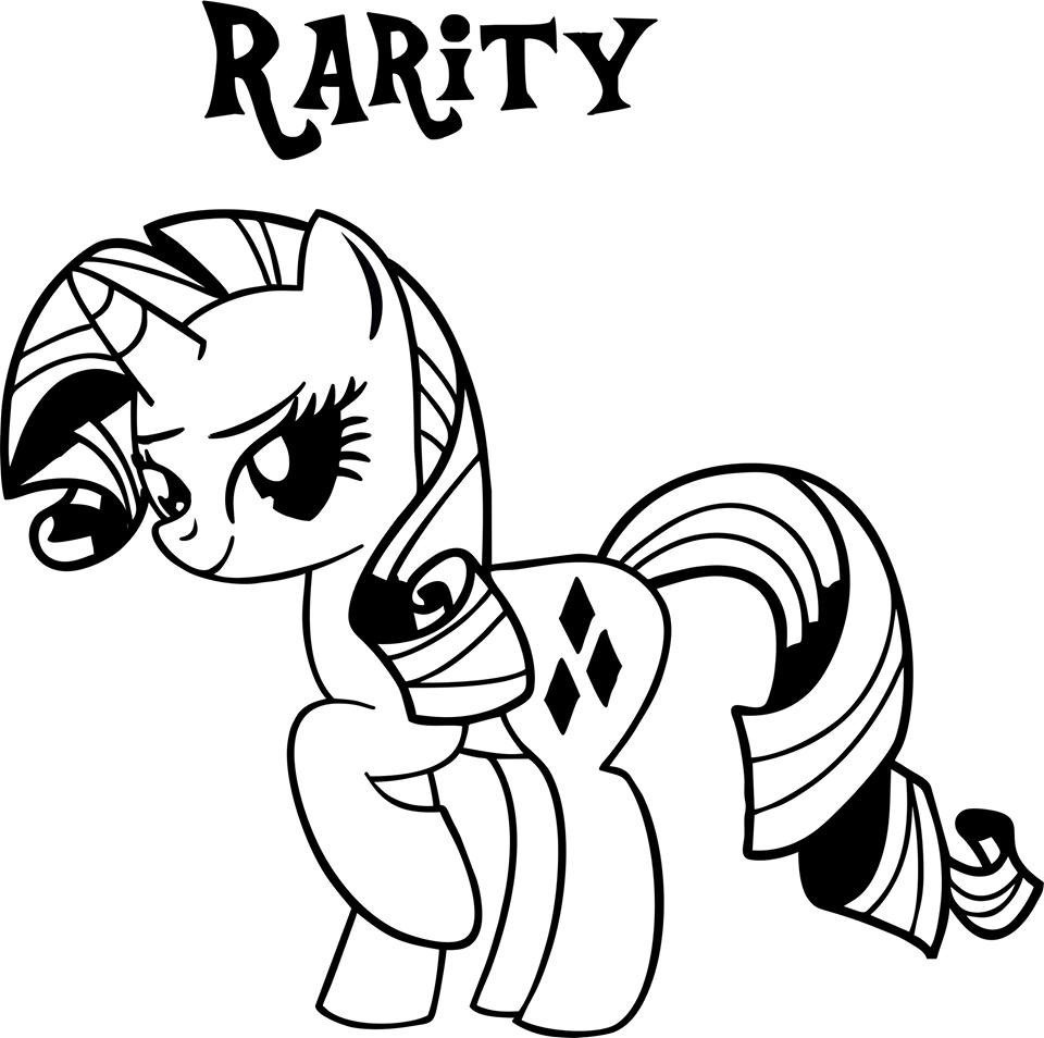 My Little Pony Ausmalbilder Rarity
 My Little Pony Coloring Pages coloringsuite