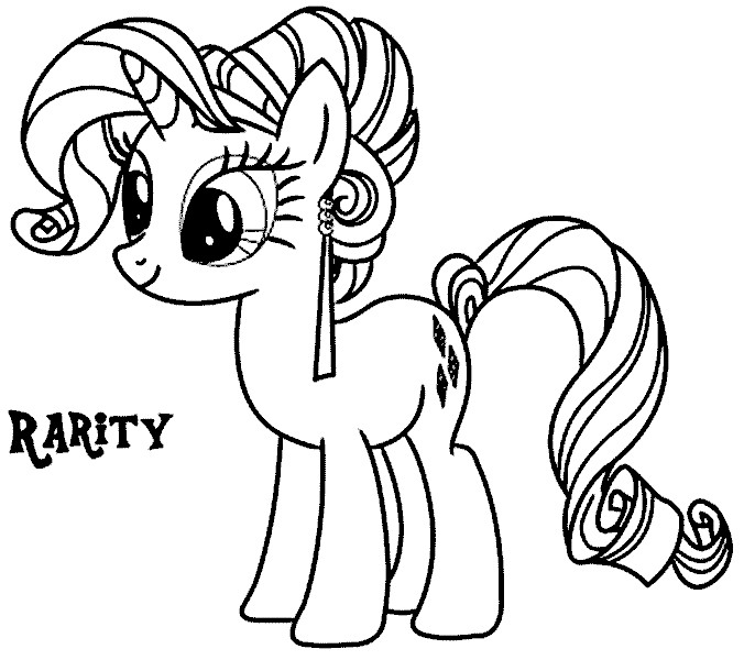 My Little Pony Ausmalbilder Rarity
 My little pony