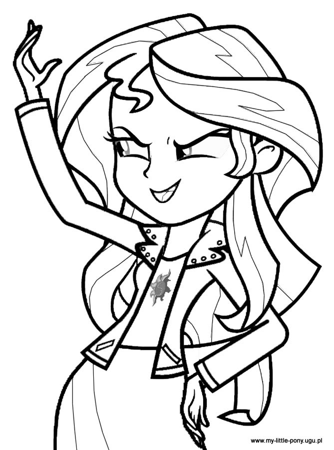 My Little Pony Equestria Girl Ausmalbilder
 15 dessins de coloriage My Little Pony Humaine à imprimer