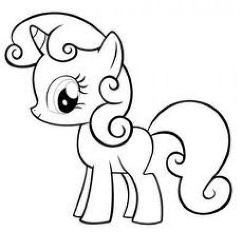 My Little Pony Friendship Is Magic Ausmalbilder
 Coloriages © Mon Petit Poney